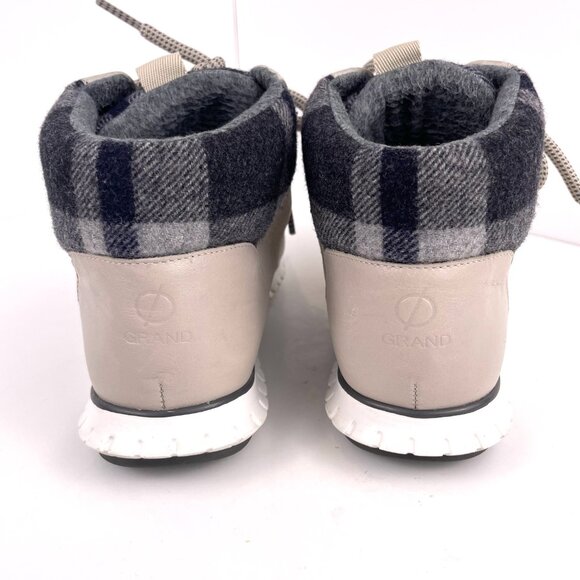 Cole Haan Womens Zerogrand Explorer Leather Walking Boots Ivory Size 5.5B - Picture 4 of 10